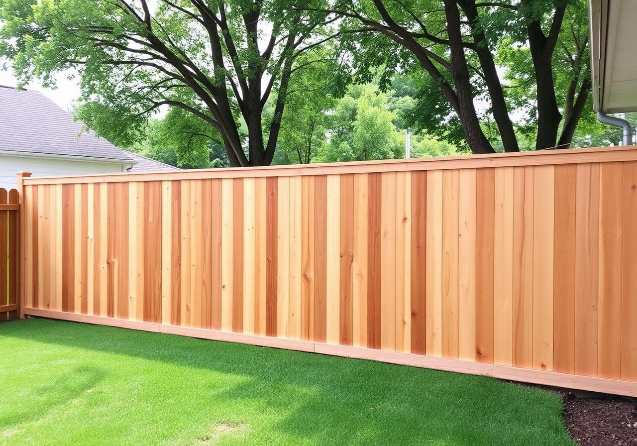 Wood Fence example